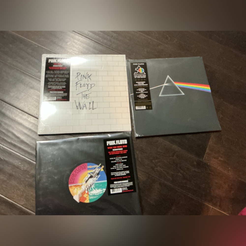 Pink Floyd Vinyl Record Lot (3) Black & White Albums | Classic Rock - Picture 2 of 5